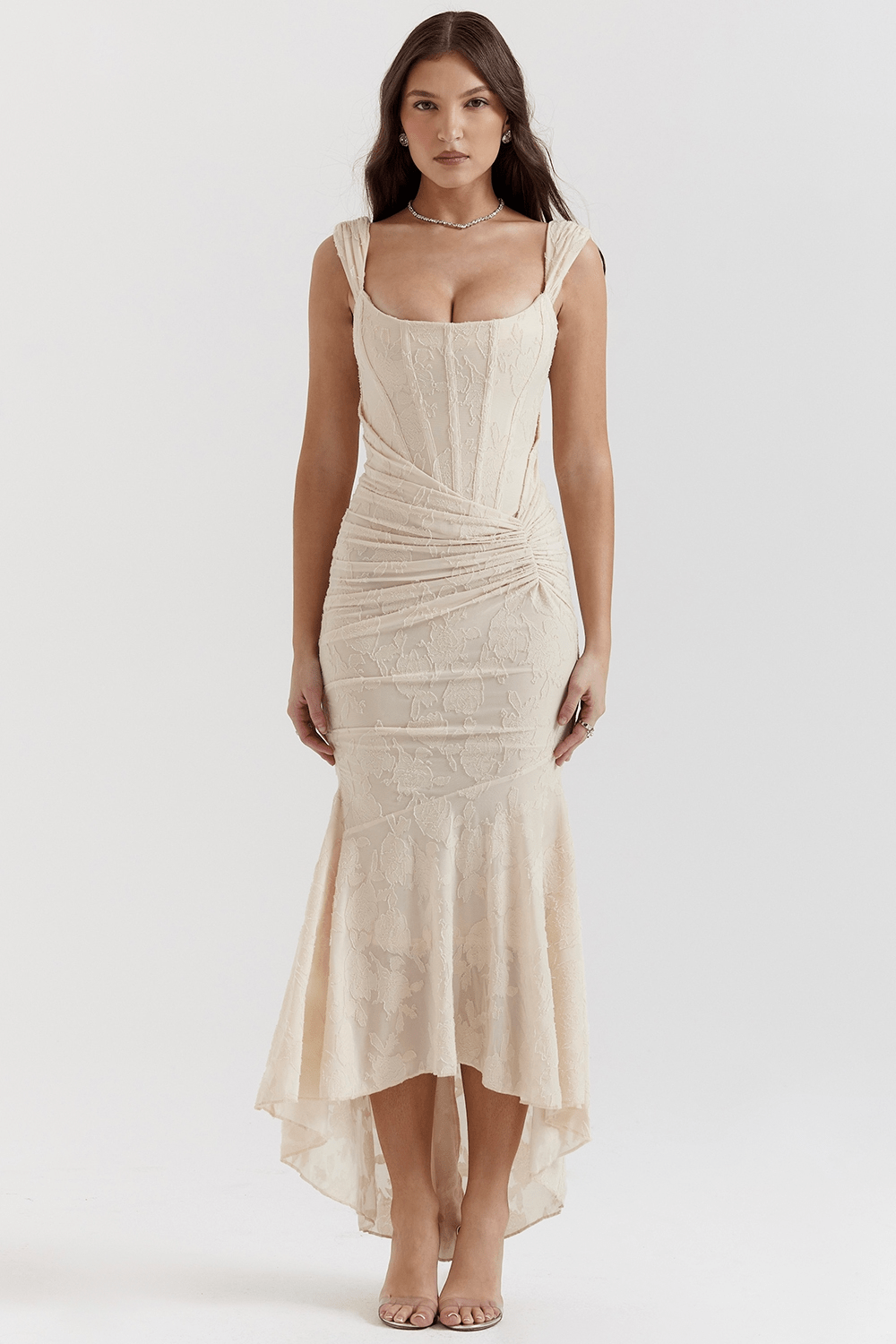 Nalina™ | Vestido Maxi – Elegância em Cada Detalhe - Ines Braga