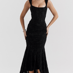 Nalina™ | Vestido Maxi – Elegância em Cada Detalhe - Ines Braga