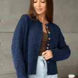 Nicole |Cardigã com Detalhe de Botões - Ines Braga