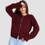 Nicole |Cardigã com Detalhe de Botões - Ines Braga