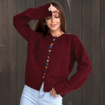 Nicole |Cardigã com Detalhe de Botões - Ines Braga