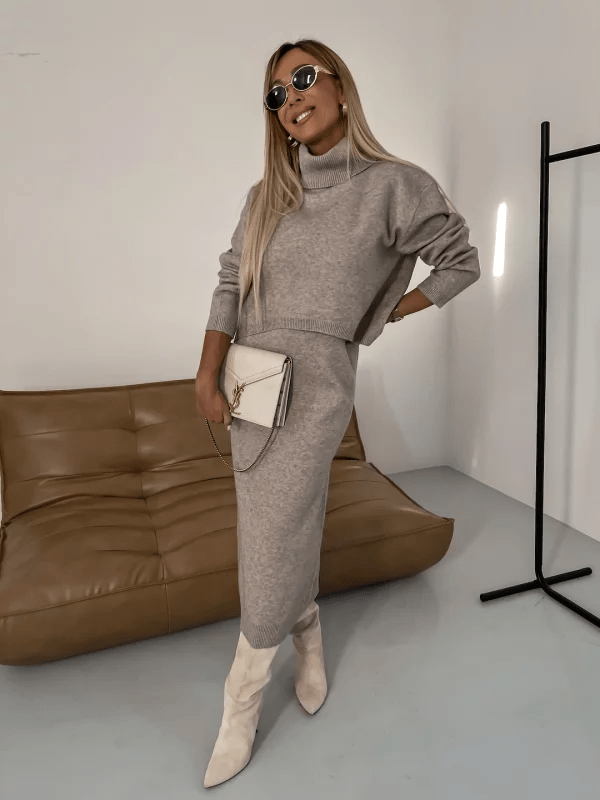 Nicole – Conjunto de Malha Elegante - Ines Braga