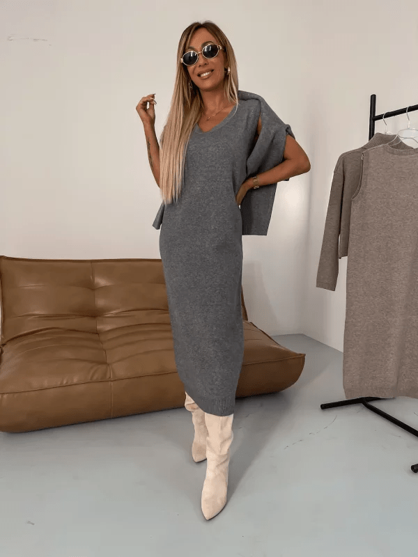 Nicole – Conjunto de Malha Elegante - Ines Braga