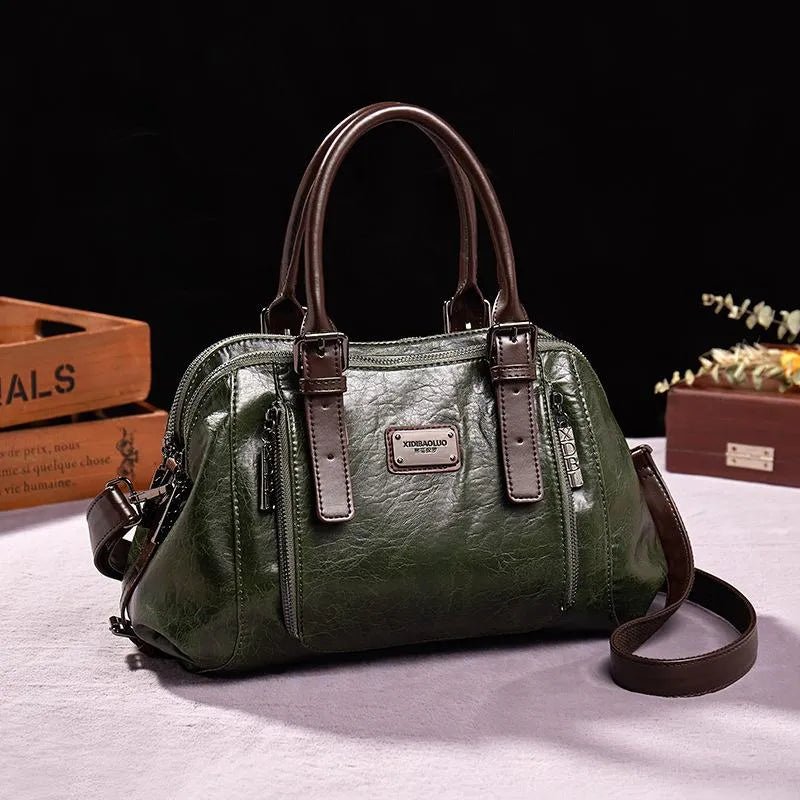 Nina | Bolsa de Couro Elegante para Uso Diário Versátil - Ines Braga