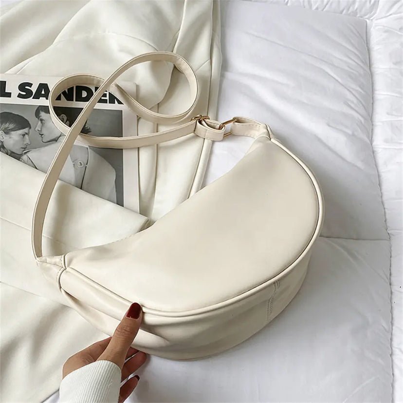 Nina | Bolsa de Couro Pequena Prática para Viagem Estilosa - Ines Braga