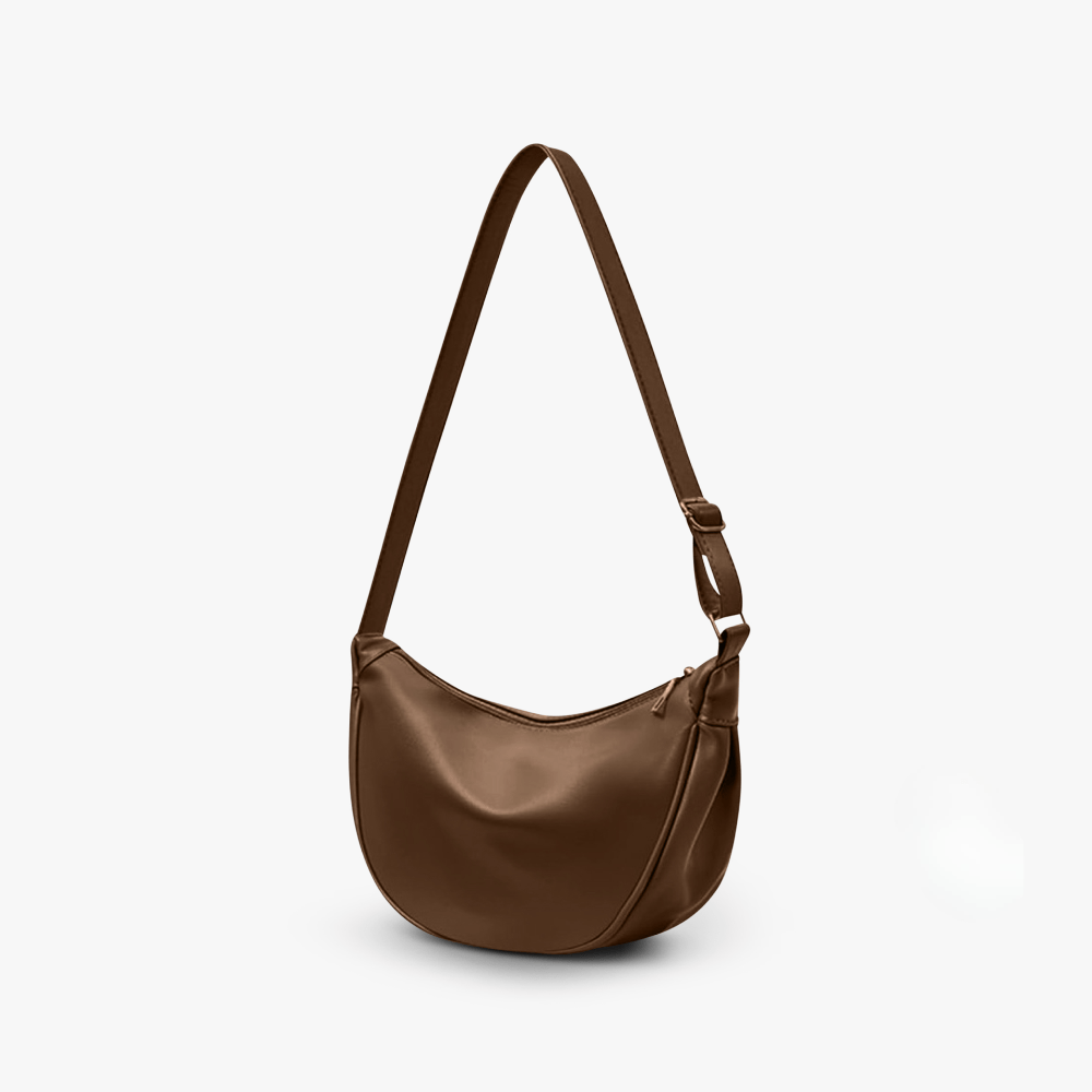 Nina | Bolsa de Couro Pequena Prática para Viagem Estilosa - Ines Braga