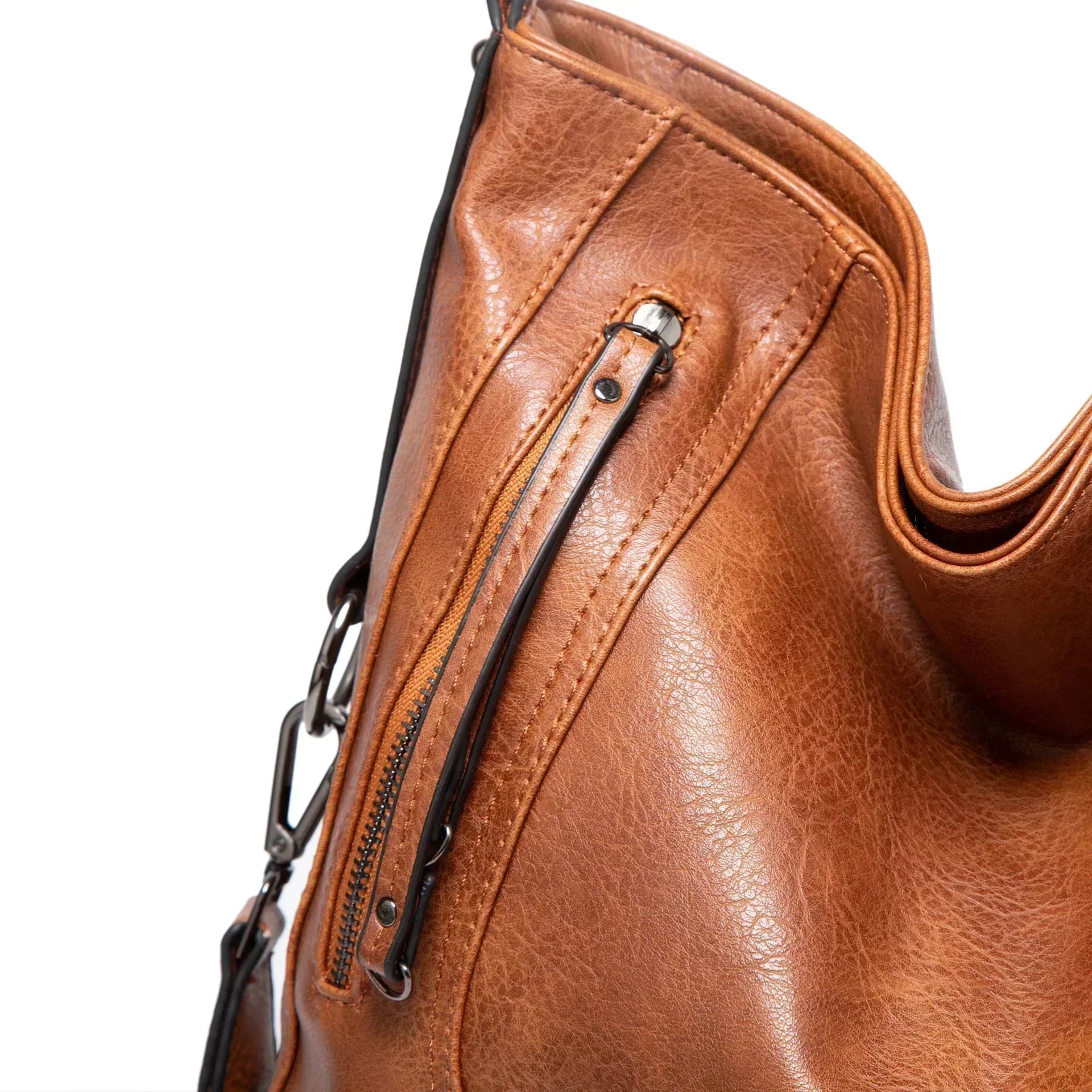 Nora | Bolsa De Couro Prática E Espaçosa Para Todo Dia - Ines Braga