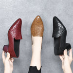 Olene | Sapatos de Salto em Pele Vegan com Bordado Suave - Ines Braga
