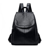 Olivia | Mochila de Couro com Proteção RFID Discreta - Ines Braga
