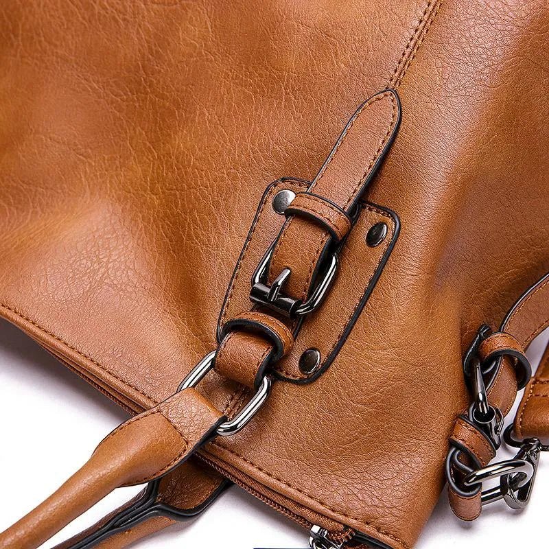 Renske | Bolsa de Ombro Elegante em Couro Genuíno Premium - Ines Braga
