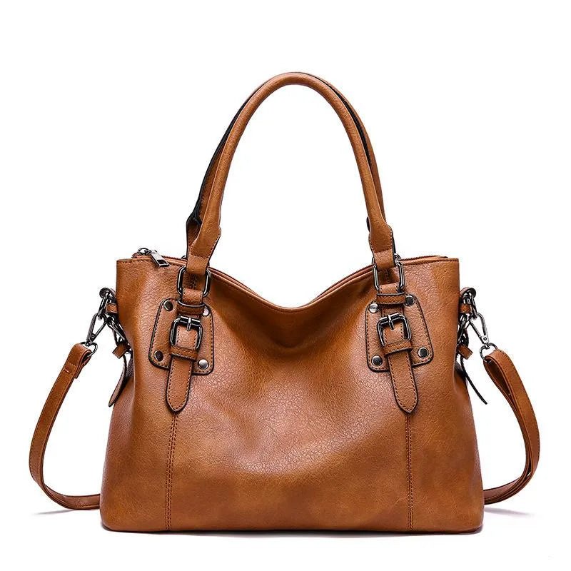 Renske | Bolsa de Ombro Elegante em Couro Genuíno Premium - Ines Braga