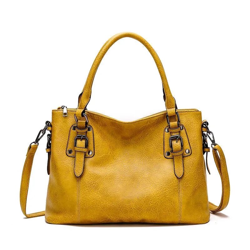 Renske | Bolsa de Ombro Elegante em Couro Genuíno Premium - Ines Braga