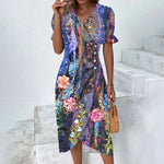 Rita | Vestido Envelope Leve para o Verão - Ines Braga