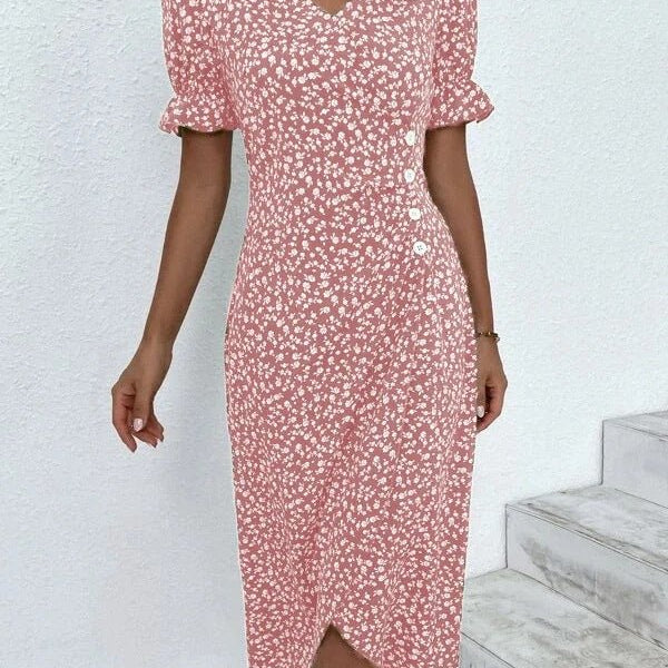 Rita | Vestido Envelope Leve para o Verão - Ines Braga