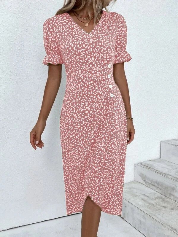 Rita | Vestido Envelope Leve para o Verão - Ines Braga