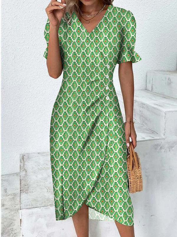 Rita | Vestido Envelope Leve para o Verão - Ines Braga