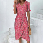 Rita | Vestido Envelope Leve para o Verão - Ines Braga