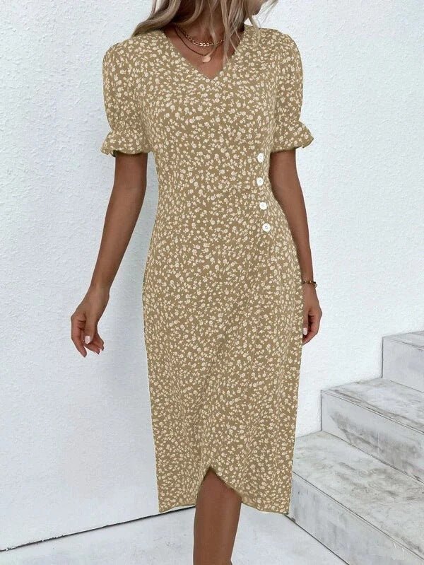 Rita | Vestido Envelope Leve para o Verão - Ines Braga