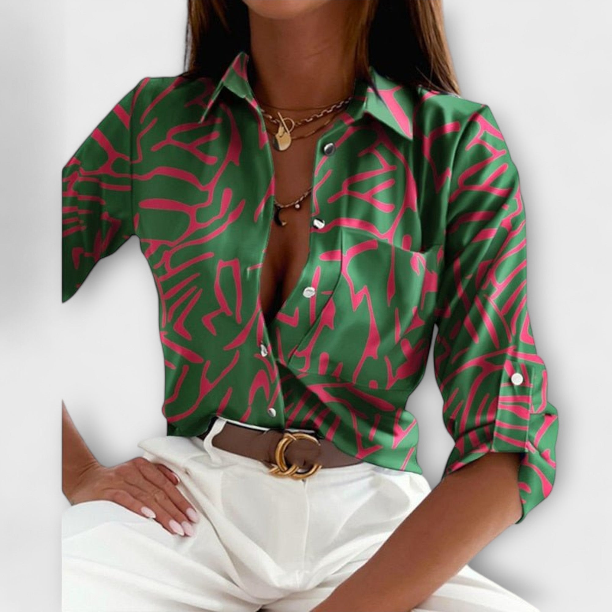 Romina |Blusa de gola clássica - Ines Braga