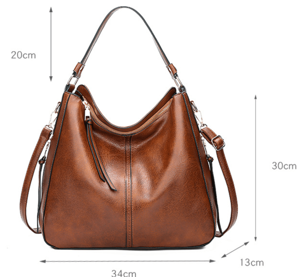 Romy | Bolsa Ombro em Couro Elegante e Prática Diária - Ines Braga