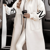 Rosa | Casaco - cardigan elegante com capuz - Ines Braga