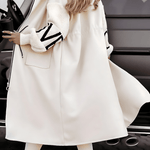 Rosa | Casaco - cardigan elegante com capuz - Ines Braga