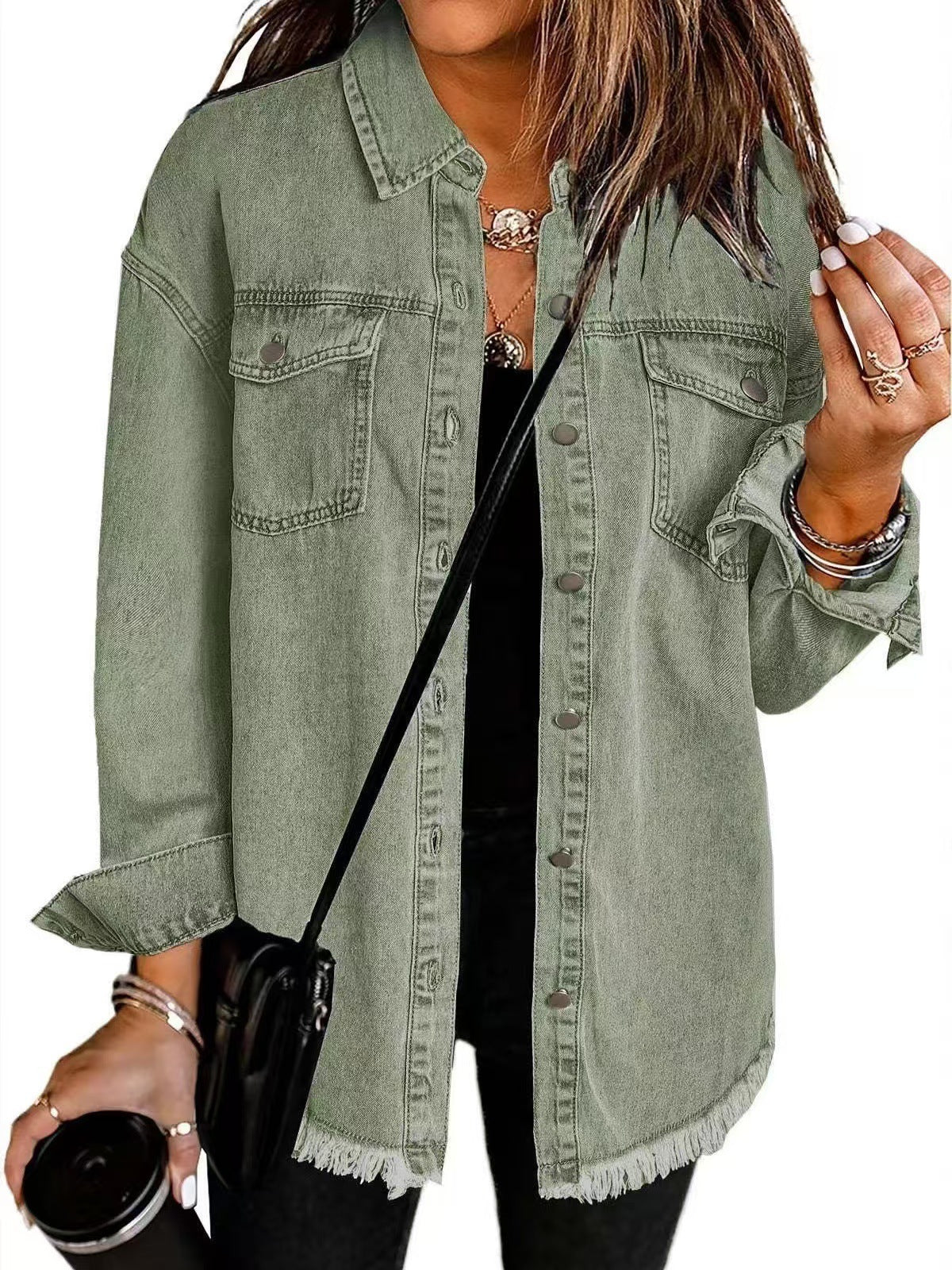 ROXANE™ – Jaqueta Jeans Clássica para o Dia a Dia - Ines Braga
