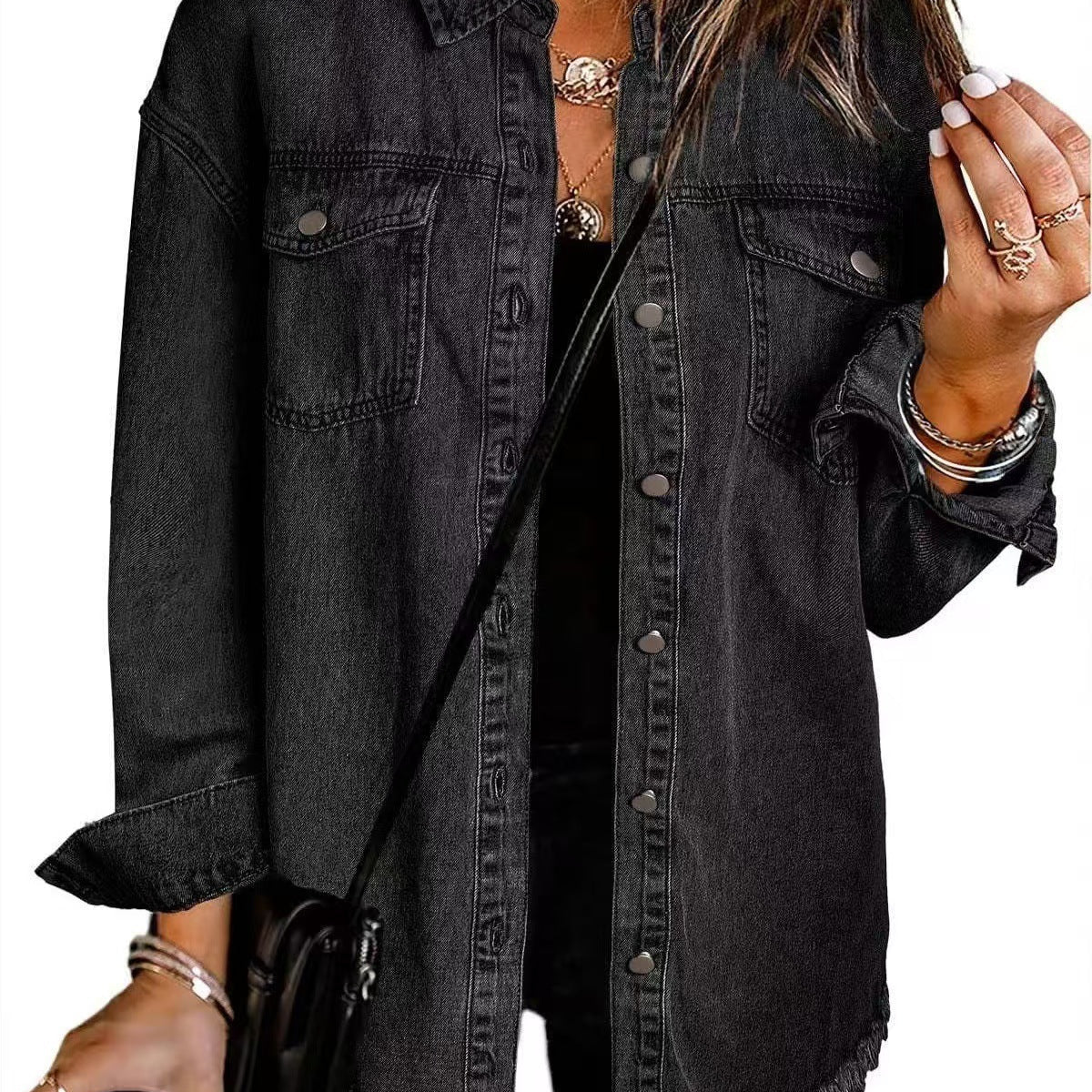 ROXANE™ – Jaqueta Jeans Clássica para o Dia a Dia - Ines Braga