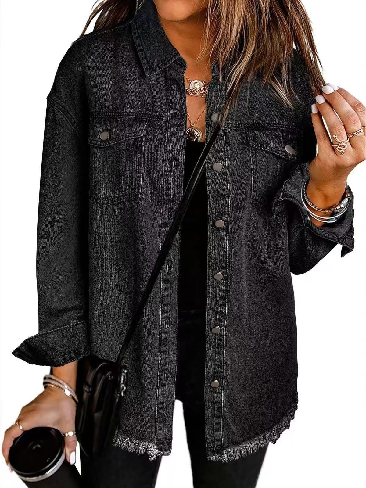 ROXANE™ – Jaqueta Jeans Clássica para o Dia a Dia - Ines Braga