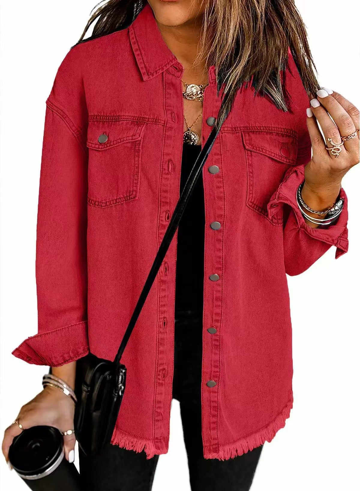 ROXANE™ – Jaqueta Jeans Clássica para o Dia a Dia - Ines Braga