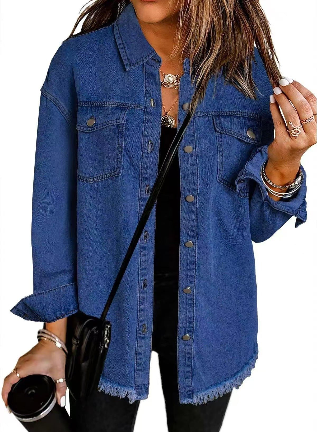 ROXANE™ – Jaqueta Jeans Clássica para o Dia a Dia - Ines Braga