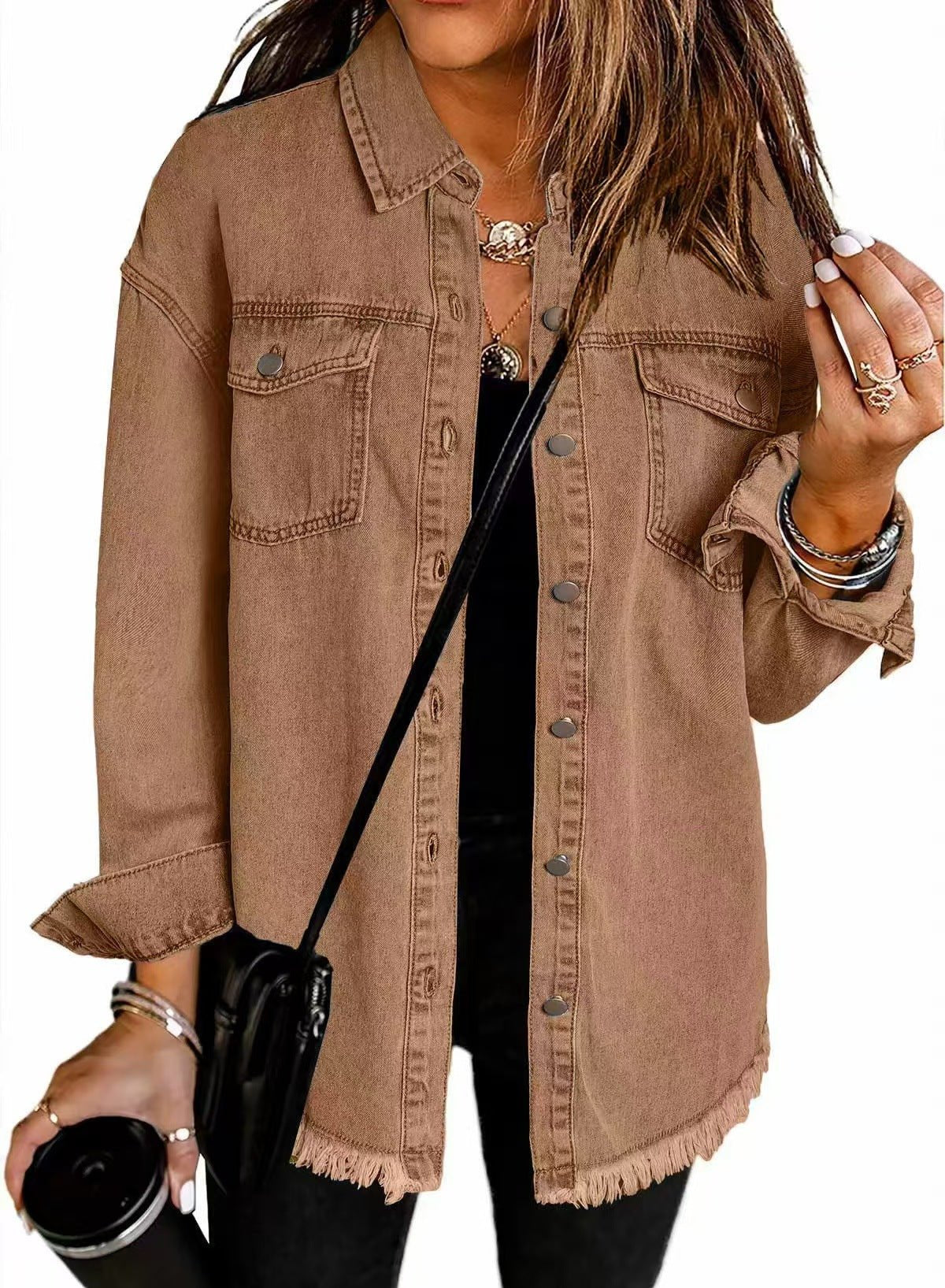 ROXANE™ – Jaqueta Jeans Clássica para o Dia a Dia - Ines Braga
