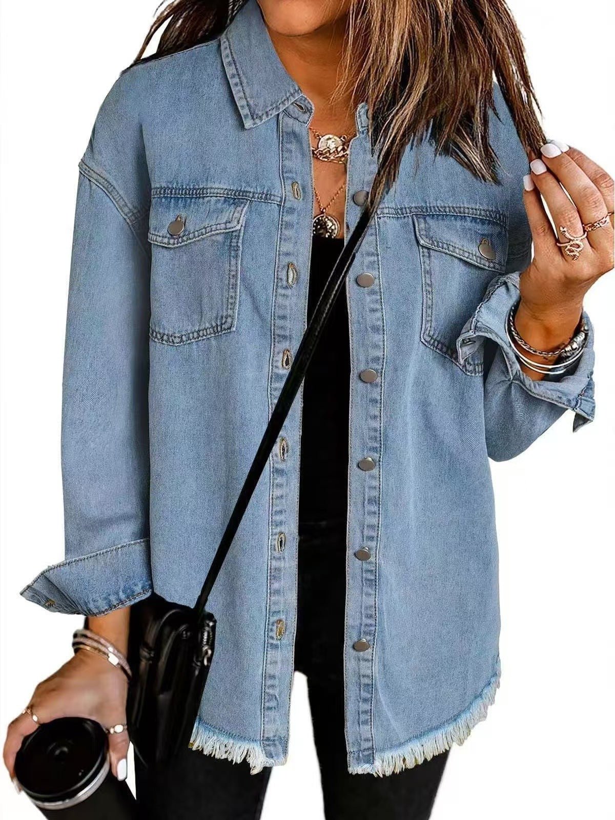 ROXANE™ – Jaqueta Jeans Clássica para o Dia a Dia - Ines Braga