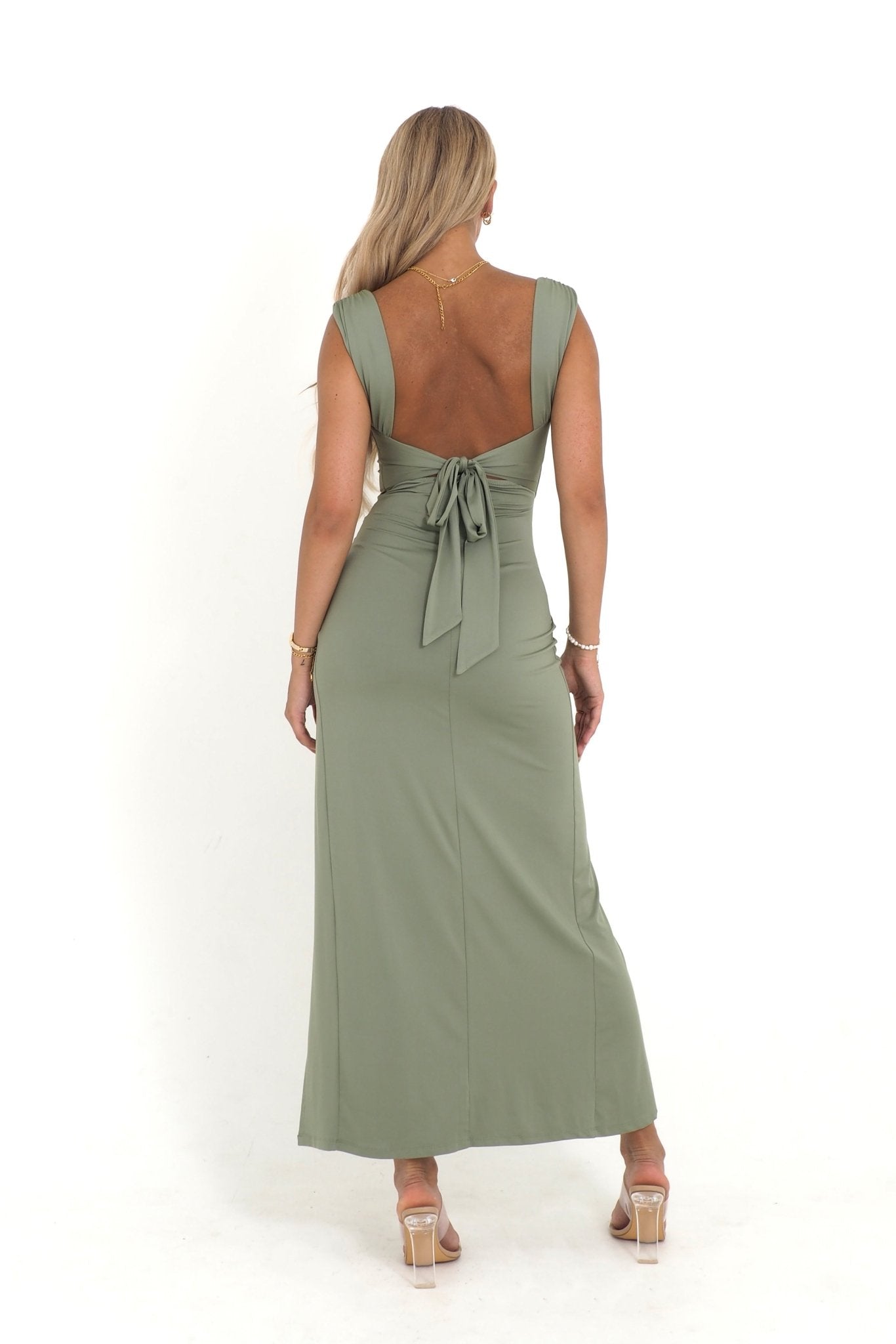 Ruiva™ | Vestido Longo de Corte Esculpido - Ines Braga