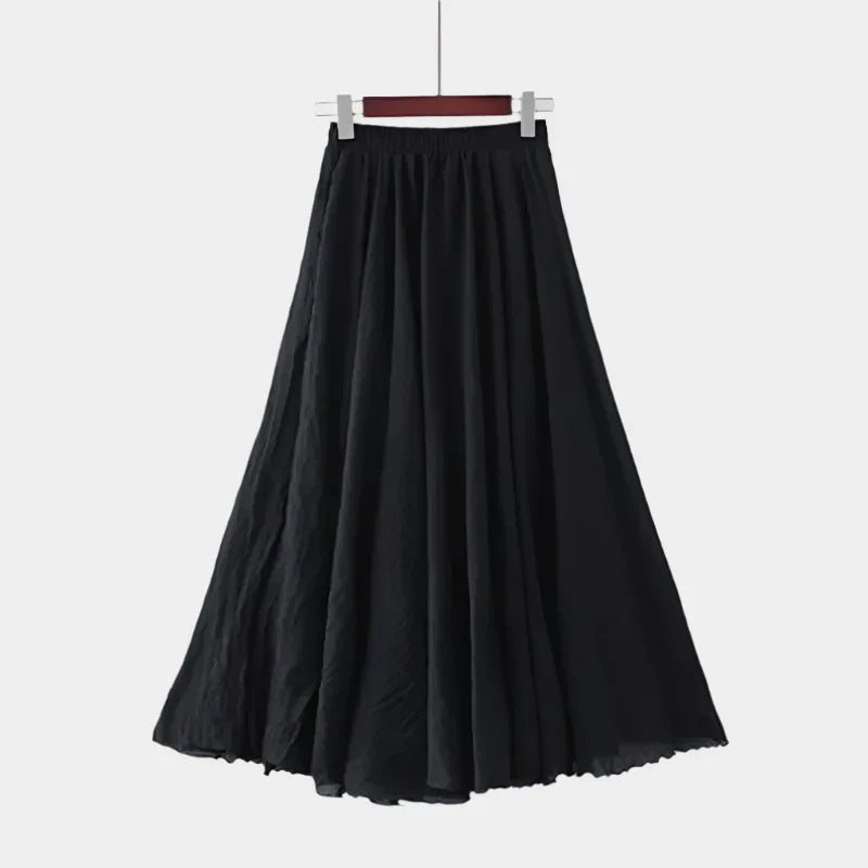 Saia Elegante de Cintura Alta - Ines Braga