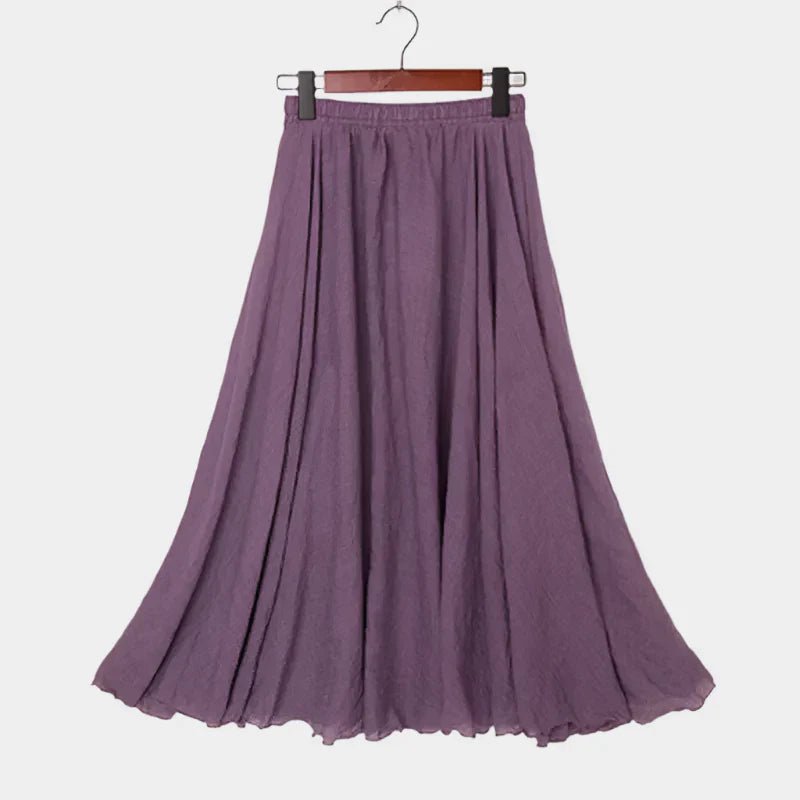 Saia Elegante de Cintura Alta - Ines Braga