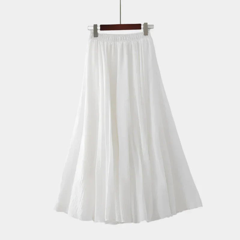 Saia Elegante de Cintura Alta - Ines Braga
