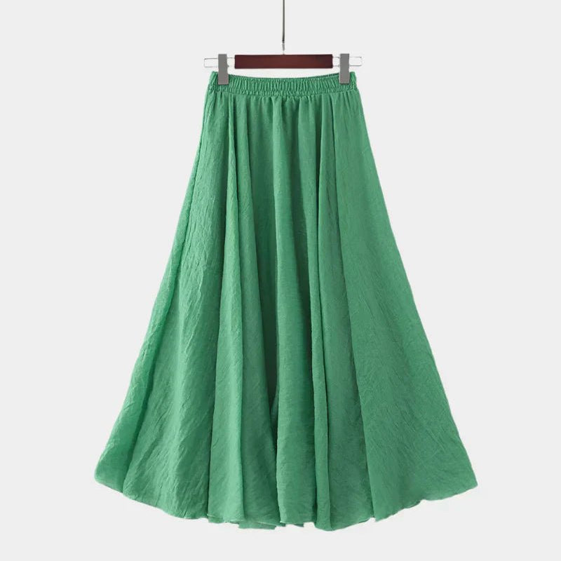 Saia Elegante de Cintura Alta - Ines Braga