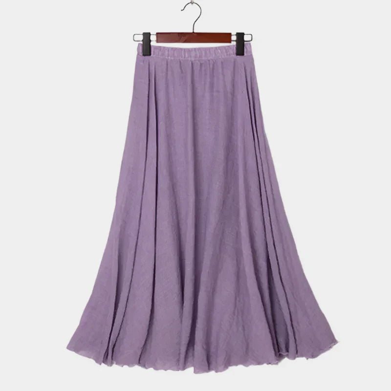 Saia Elegante de Cintura Alta - Ines Braga