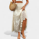 Saia midi com renda - Ines Braga