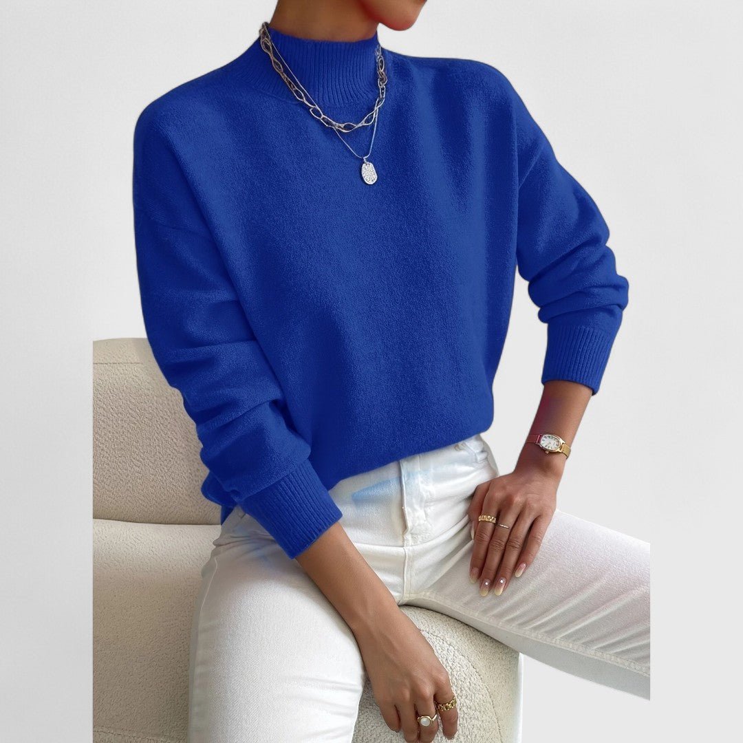 Sam | Camisola de Gola Alta Clássica - Ines Braga
