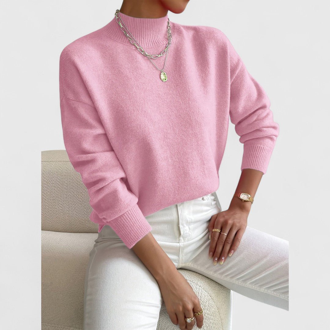 Sam | Camisola de Gola Alta Clássica - Ines Braga