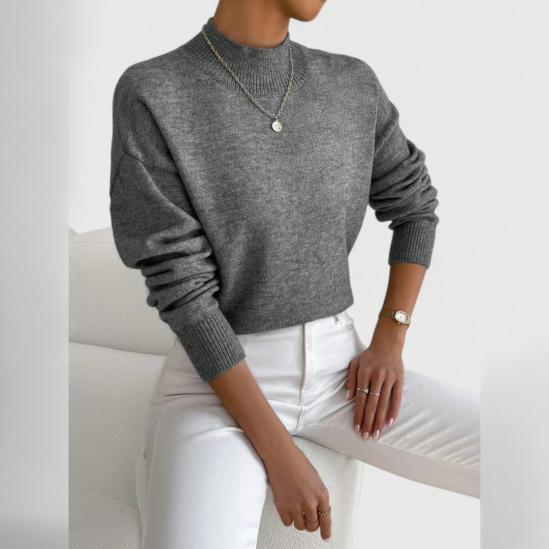 Sam | Camisola de Gola Alta Clássica - Ines Braga