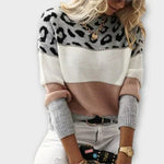 Sandra - Suéter Padrão de Leopardo - Ines Braga