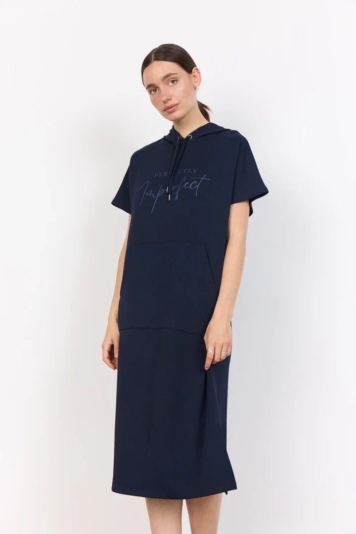 Saskia™ | Vestido casual com capuz - Ines Braga