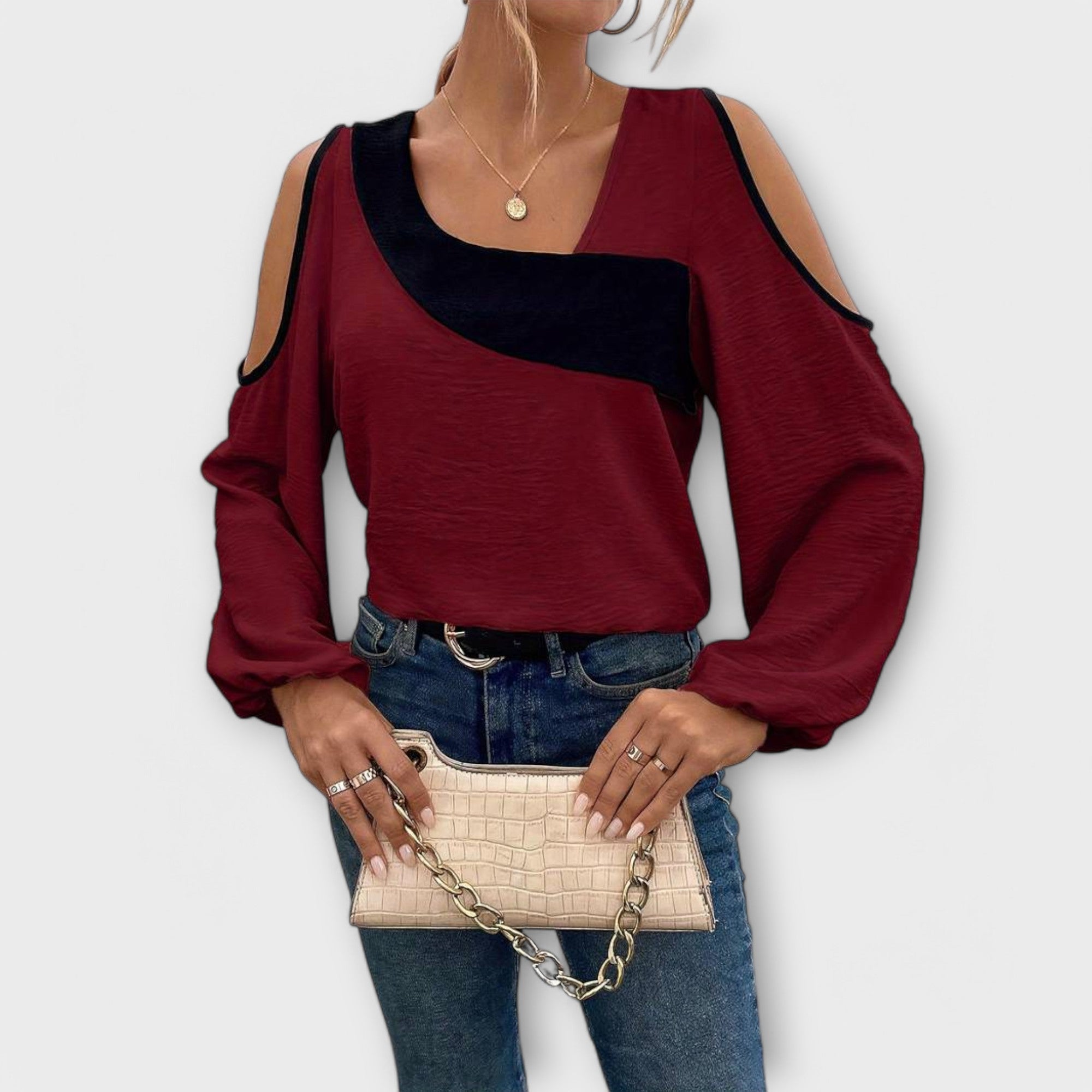 Scarlett - Blusa com decote quadrado - Ines Braga