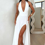 Selena | Vestido Fluido com Corte Sofisticado - Ines Braga
