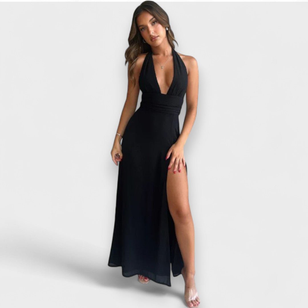 Selena | Vestido Fluido com Corte Sofisticado - Ines Braga