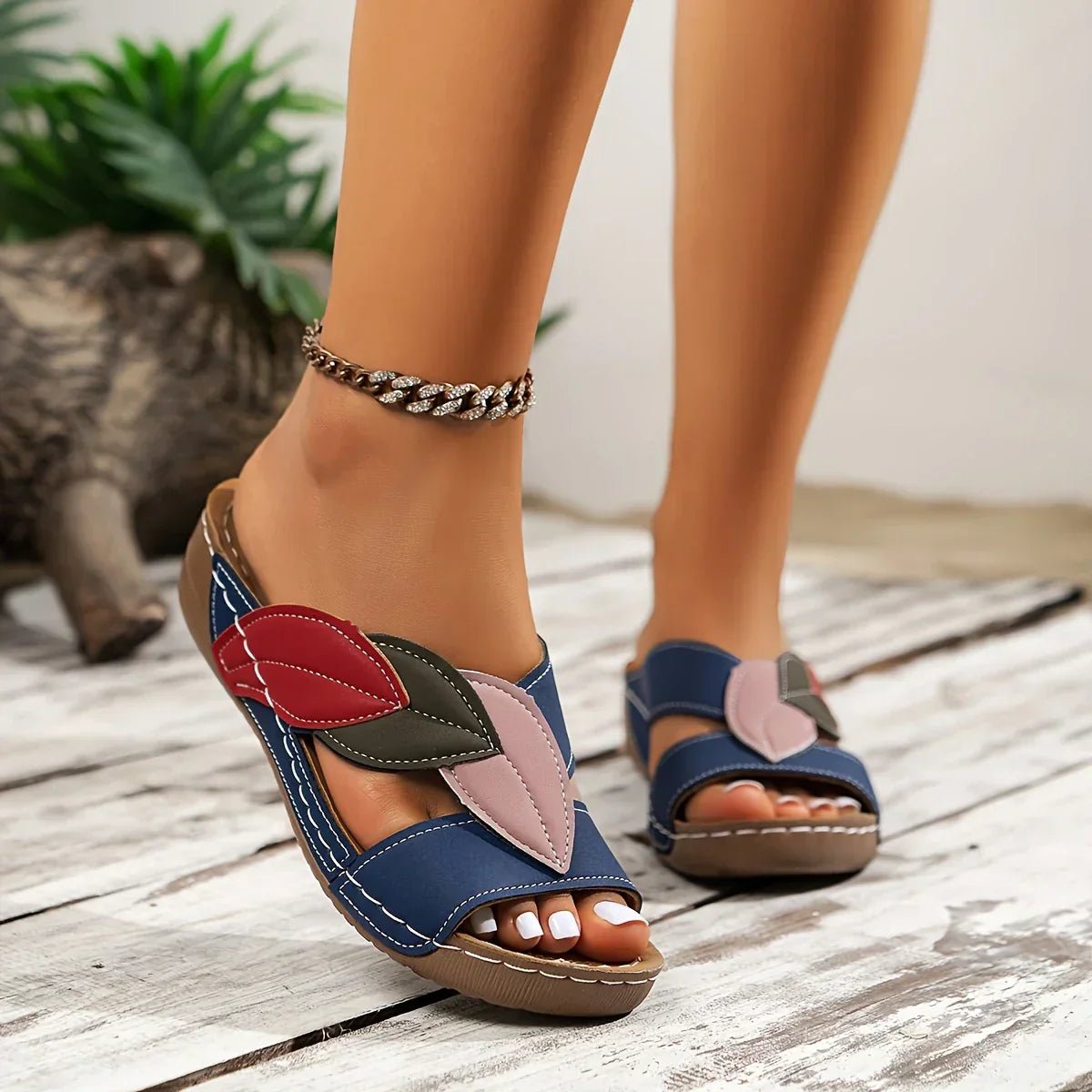 Serena™ | Sandálias Slip - On - Ines Braga