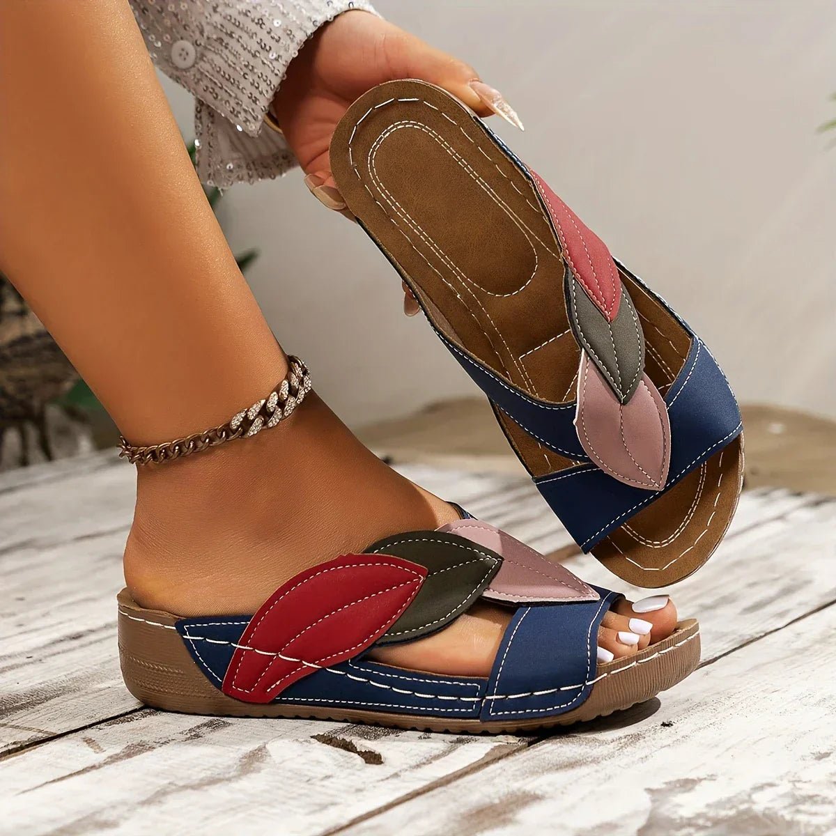 Serena™ | Sandálias Slip - On - Ines Braga